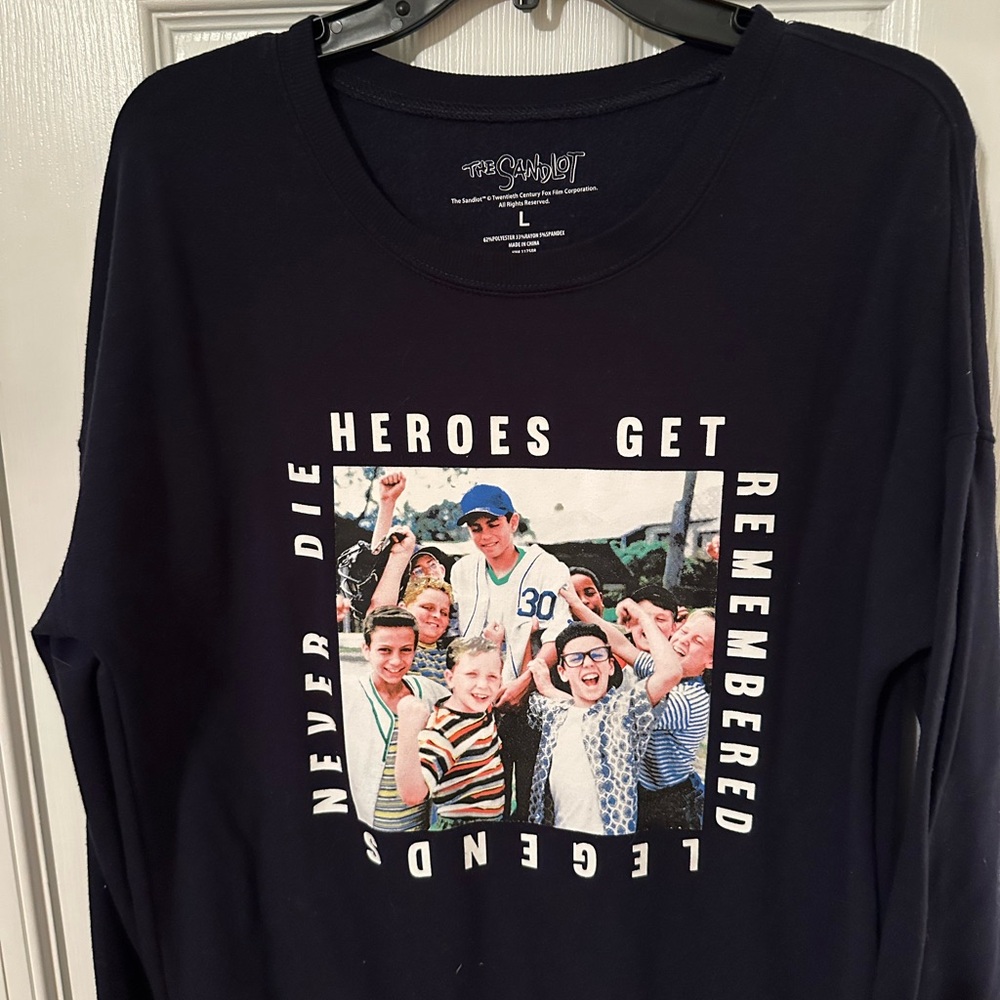 The Good Life Navy Graphic Sweatshirt